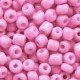 Glas rocailles kralen 6/0 (4mm) Taffy pink
